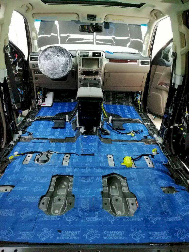 шумоизоляция салона авто